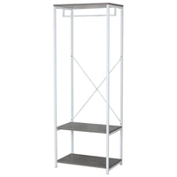 Portabiti Con 2 Ripiani In Legno Truciolato+Metallo 60X40X167