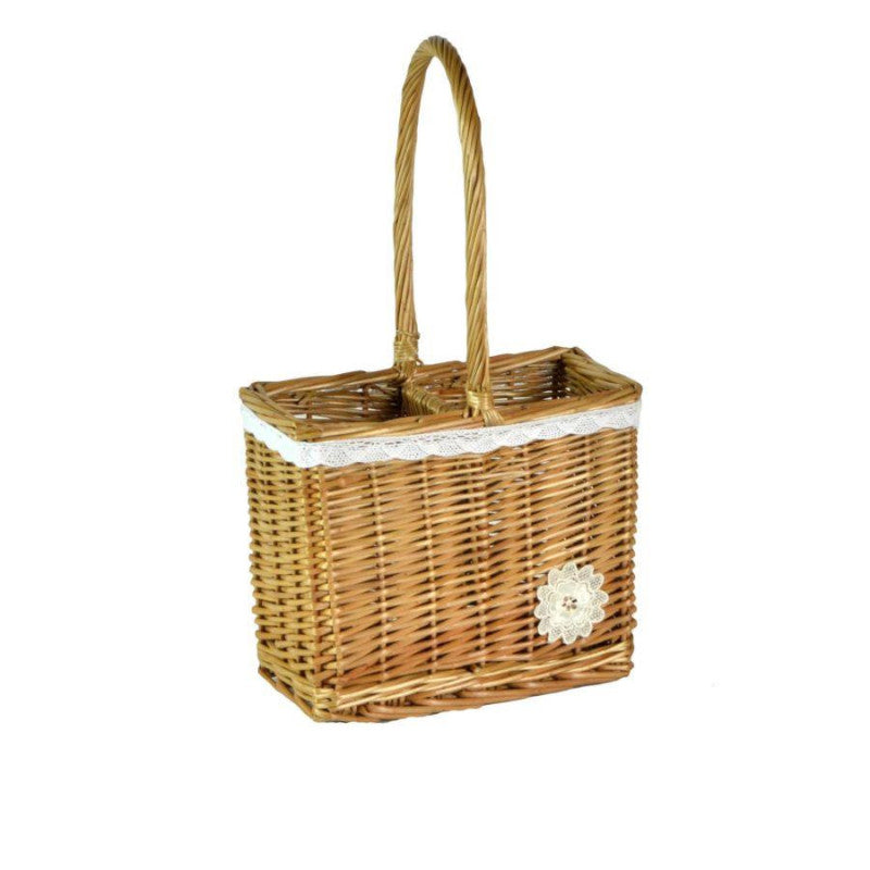 Portabottiglie con fiore e pizzo Lorraine