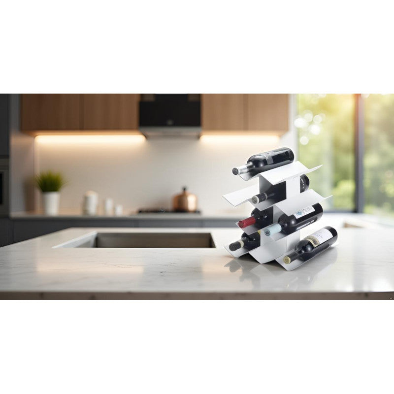 Portabottiglie da tavolo "IN VINO VERITAS", 10 bottiglie