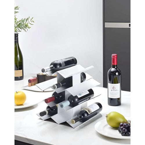 Portabottiglie da tavolo "IN VINO VERITAS", 10 bottiglie