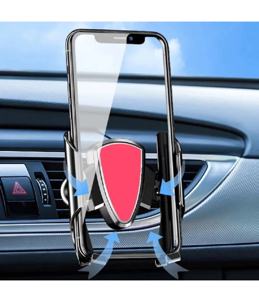 Portacellulare Auto Sistema Bloccaggio Ventilazione Staffa Rotazione 360° Q-zg51         