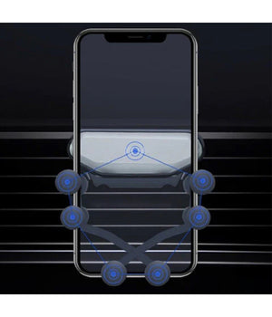 Portacellulare Auto Universale Griglia Di Ventilazione 6 Punti Fissaggio Q-zj018         