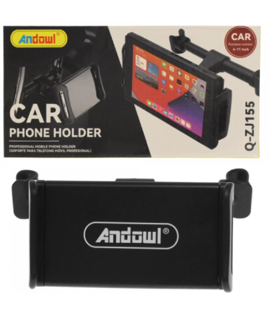 Portacellulare Tablet Supporto Per Poggiatesta Auto Con Ganci Regolabili Q-zj155         