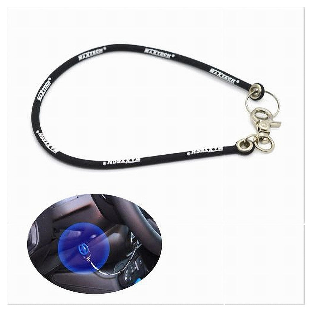 Portachiavi Block Shaft Auto Corda Silicone Antifurto Bloccasterzo Fi-lb001 Nero         