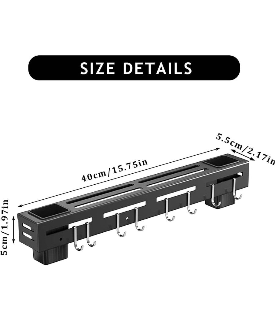 Portacoltelli Da Parete Multifunzione Portautensili Oggetti Da Cucina Organizer         