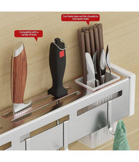 Portacoltelli Da Parete Multifunzione Portautensili Oggetti Da Cucina Organizer         