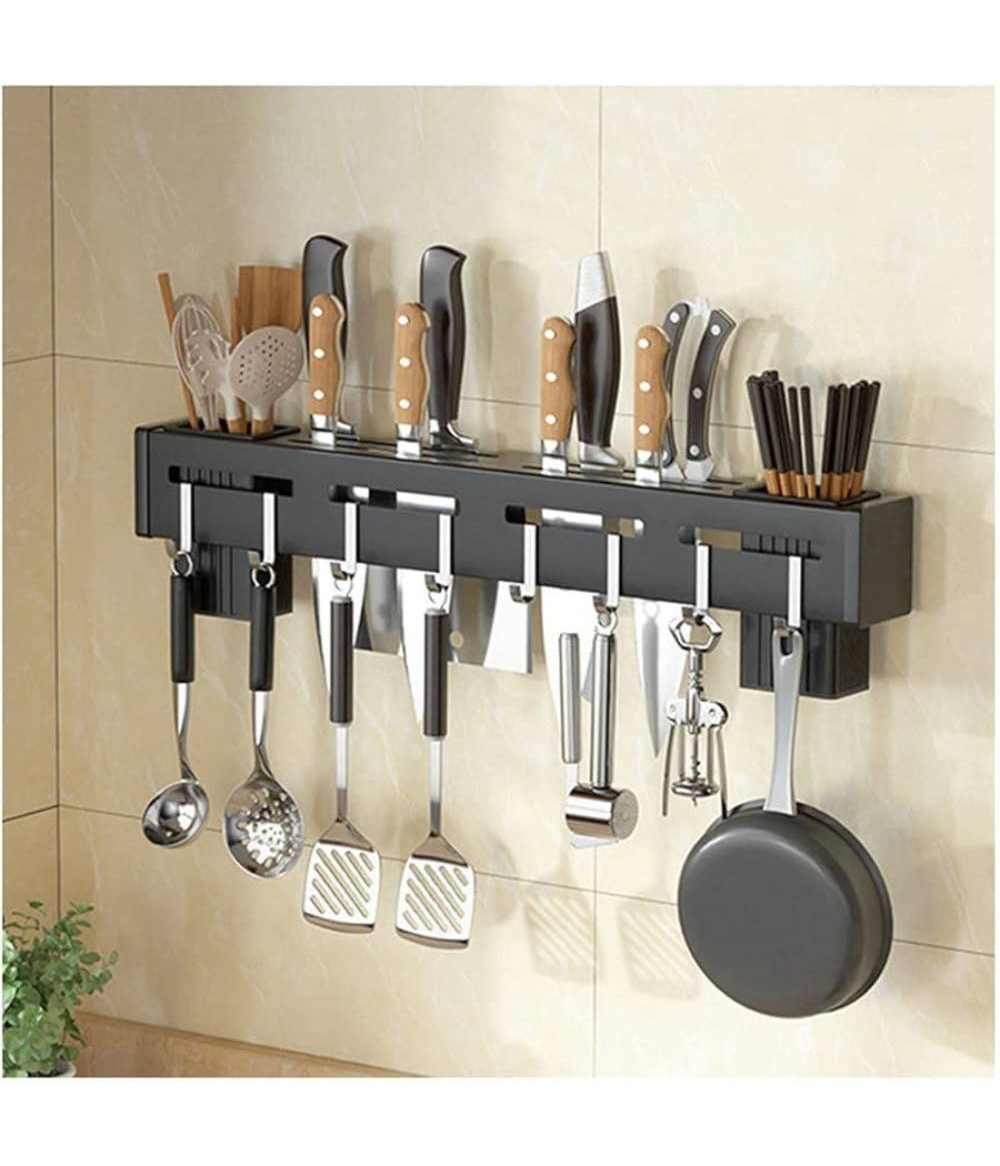 Portacoltelli Da Parete Multifunzione Portautensili Oggetti Da Cucina Organizer         