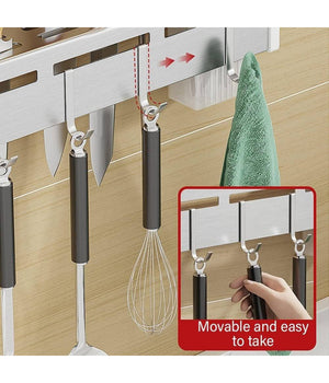 Portacoltelli Da Parete Multifunzione Portautensili Oggetti Da Cucina Organizer         