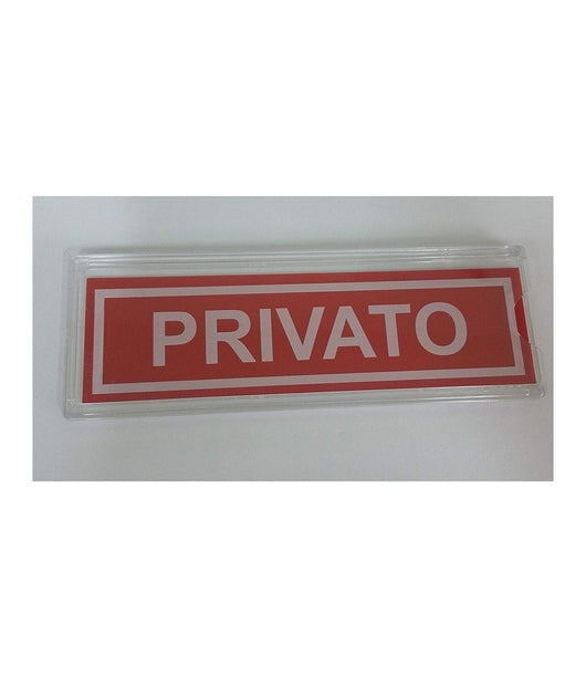 Portaetichette Privato Adesive In Pvc Etichetta Interna Intercambiabile         
