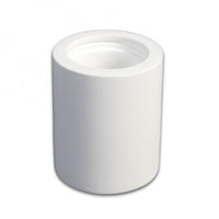 Trade Shop - Portafaretto A Cilindro Gesso Soffitto Verniciabile Supporto Faretti Gu10 Gs-c11 -