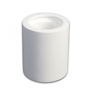 Trade Shop - Portafaretto A Cilindro Gesso Soffitto Verniciabile Supporto Faretti Gu10 Gs-c11 -