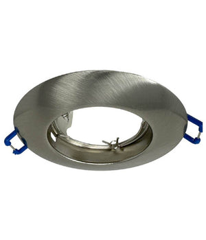 Portafaretto Ad Incasso Fisso Supporto Tondo Per Faretti Lampada In Alluminio P32         