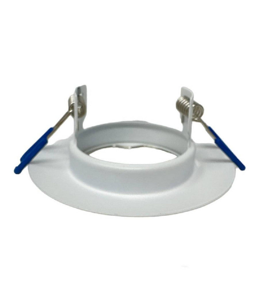 Portafaretto Ad Incasso Fisso Supporto Tondo Per Faretti Lampada In Alluminio P32         