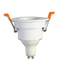 Portafaretto Foro Profondo Incasso Per Faretto Bianco Illuminazione Soffitto P22         