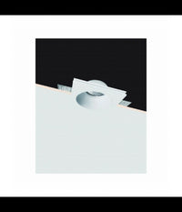 Portafaretto In Gesso A Incasso Verniciabile Rotondo Supporto Faretto Gu10 Gs-22         