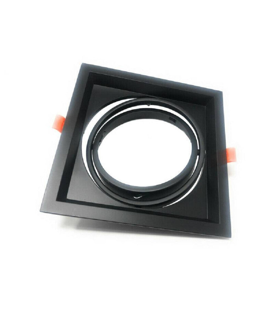 Portafaretto Incasso Ar111 Quadrato Supporto Per Faretti Illuminazione P-ar111-1         