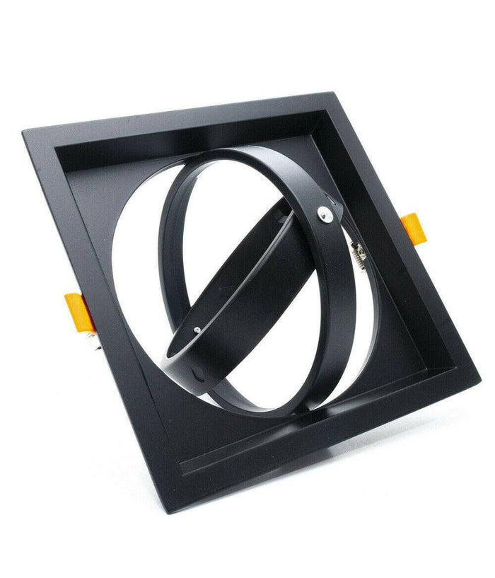 Portafaretto Incasso Ar111 Quadrato Supporto Per Faretti Illuminazione P-ar111-1         