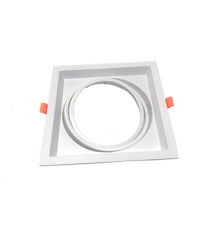 Portafaretto Incasso Ar111 Quadrato Supporto Per Faretti Illuminazione P-ar111-1         