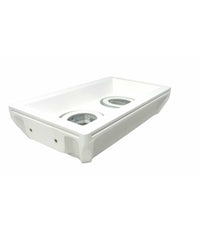 Portafaretto Incasso Gesso Doppio Orientabile A Scomparsa Portalampada Gu10 Gs21         