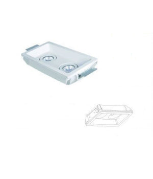 Portafaretto Incasso Gesso Doppio Orientabile A Scomparsa Portalampada Gu10 Gs21         