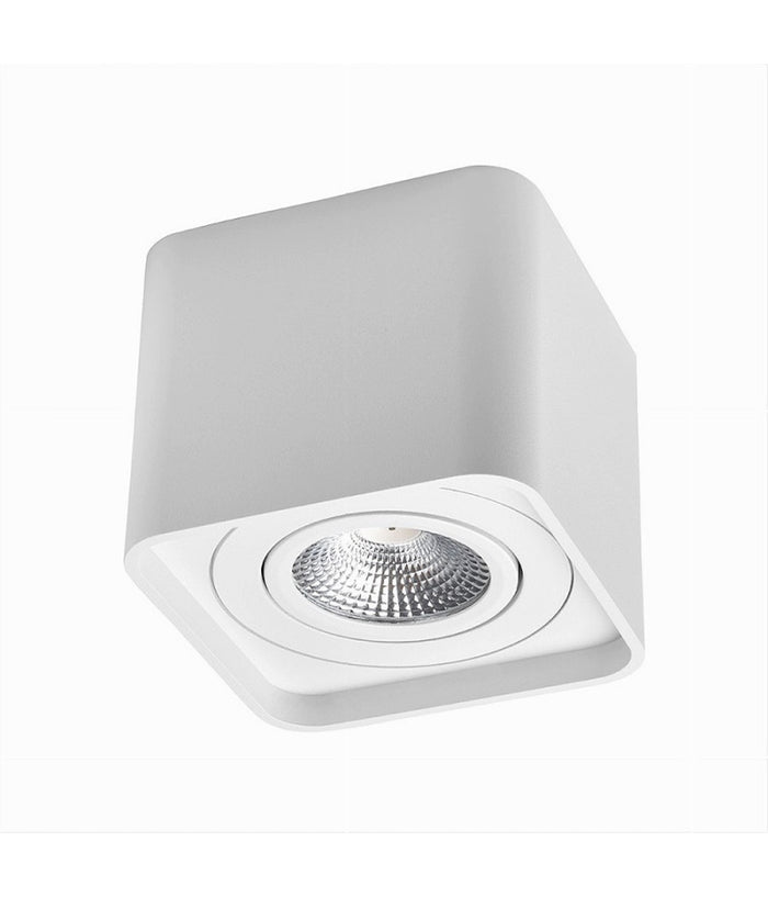 Portafaretto Orientabile Da Soffitto Bianco Per Faretto Gu10 / Gu5.3 P34-gu10-b1         