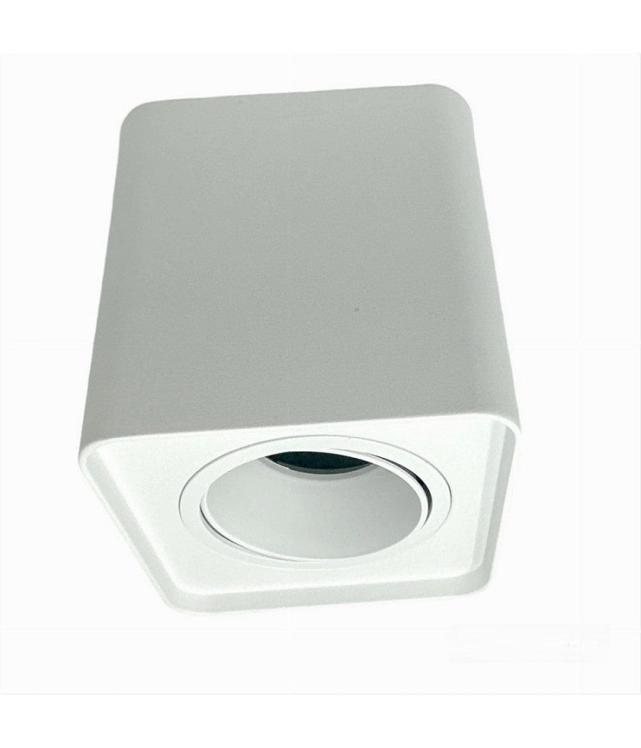 Portafaretto Orientabile Da Soffitto Bianco Per Faretto Gu10 / Gu5.3 P34-gu10-b1         