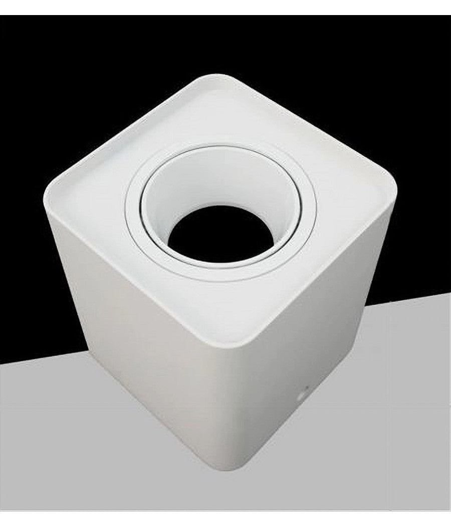 Portafaretto Orientabile Da Soffitto Bianco Per Faretto Gu10 / Gu5.3 P34-gu10-b1         