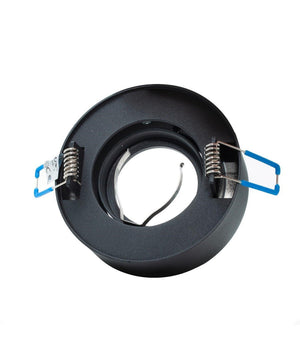 Portafaretto Orientabile Tondo Incasso Esterno 85mm Luce Lampade Led Gu10 Gu5.3         