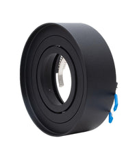 Portafaretto Orientabile Tondo Incasso Esterno 85mm Luce Lampade Led Gu10 Gu5.3  Nero       