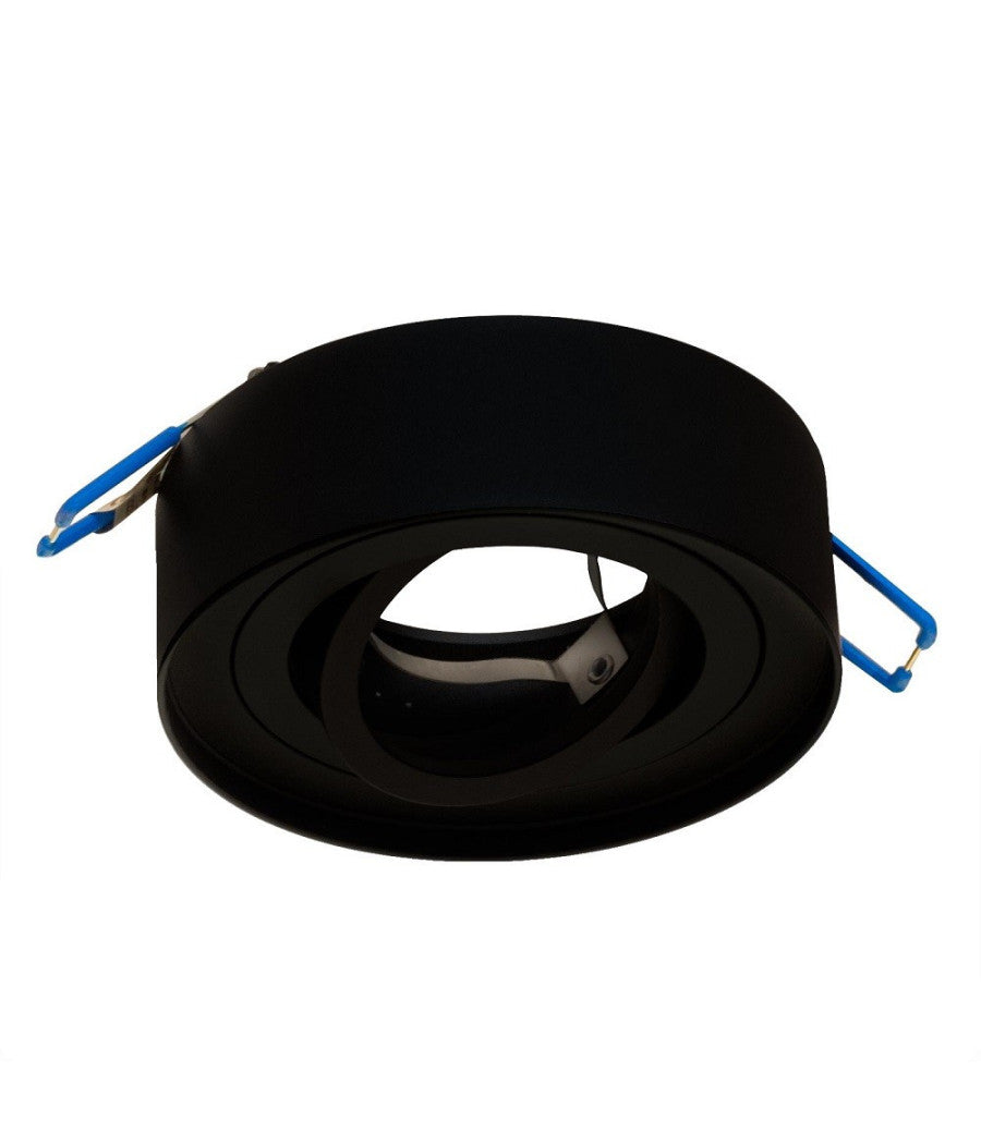 Portafaretto Orientabile Tondo Incasso Esterno 85mm Luce Lampade Led Gu10 Gu5.3         