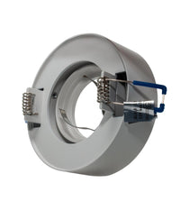 Portafaretto Orientabile Tondo Incasso Esterno 85mm Luce Lampade Led Gu10 Gu5.3  Bianco       