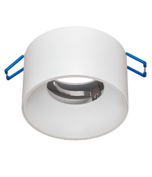 Portafaretto Tondo Incasso 70mm Luce Soffitto Cartongesso Lampade Led Gu10 Gu5.3  Bianco       