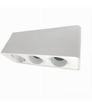 Portafaretto Triplo Orientabile Da Soffitto Bianco Per Faretto Gu10 Gu5.3 P34-b3         