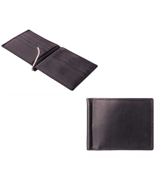 Portafoglio Uomo Marrone Molla Fermasoldi Tessere Carte Credito Pelle Soldi         