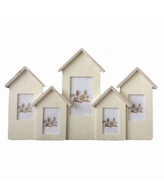 Portafoto muro casette multiplo 4p cm 46,5x28,5x4