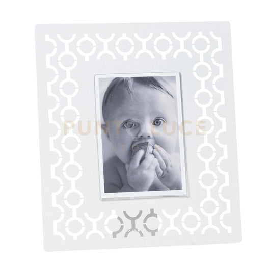 portafoto di design mayfair grande Bianco marmo in Ferro  e polimetilmetacrilato 26,7x31Hcm(12x17cmformatofoto)