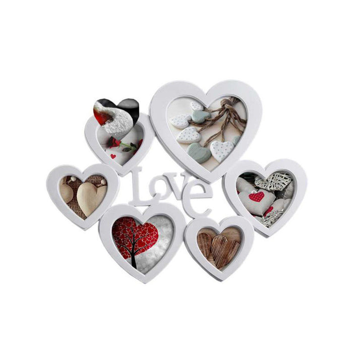Portafoto Multiplo Cuore Love Cm 44X36 D&Casa