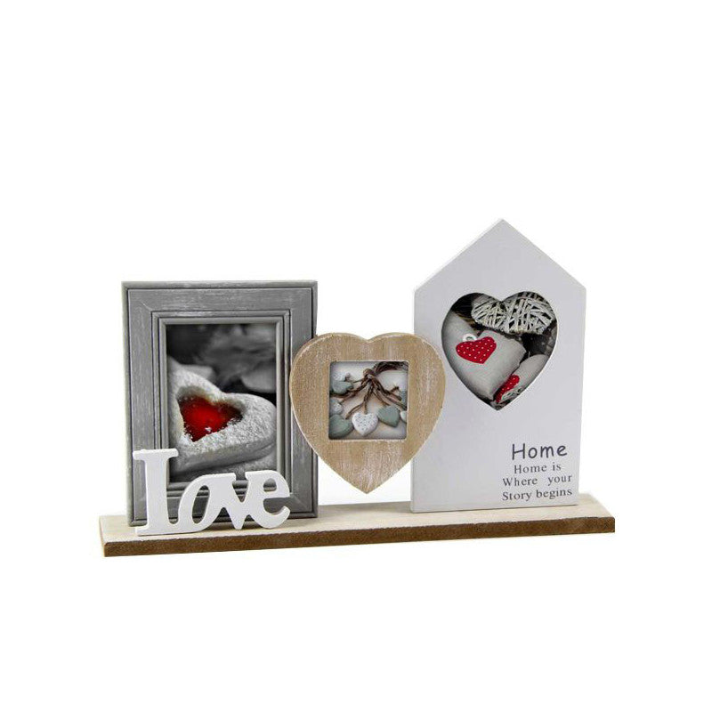 Portafoto Multiplo Love Cm 38X24 D&Casa