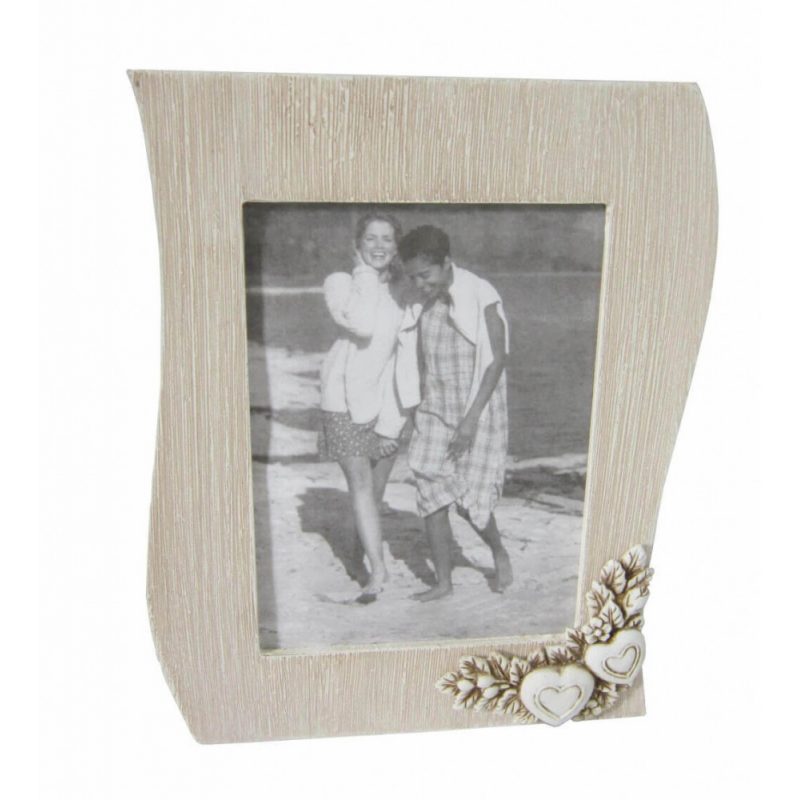 PORTAFOTO SHABBY CHIC ONDA TORTORA 12 X 17