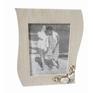 PORTAFOTO SHABBY CHIC ONDA TORTORA 14,5 X 19,5