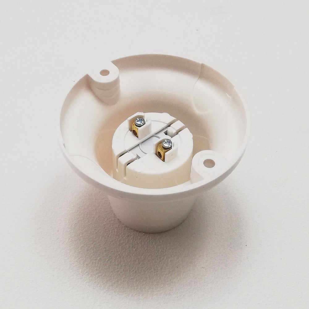 Portalampada dritto da muro attacco e27