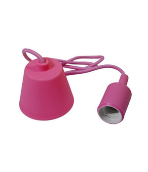 Portalampada E27 A Sospensione Cavo Pendente Porta Lampada Soffitto Rosa E27-sa         