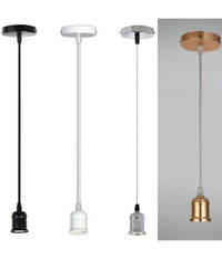 Portalampada E27 A Sospensione Lampadario Pendente Porta Lampada 1,2 Metri E27-a         