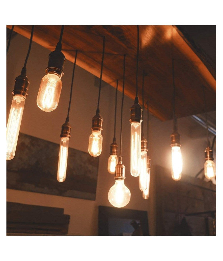 Portalampada E27 A Sospensione Lampadario Pendente Porta Lampada 1,2 Metri E27-a         