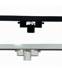 Portalampada Per Binario Monofase Connettore Lampadine E27 Adattatore Pista-e27         