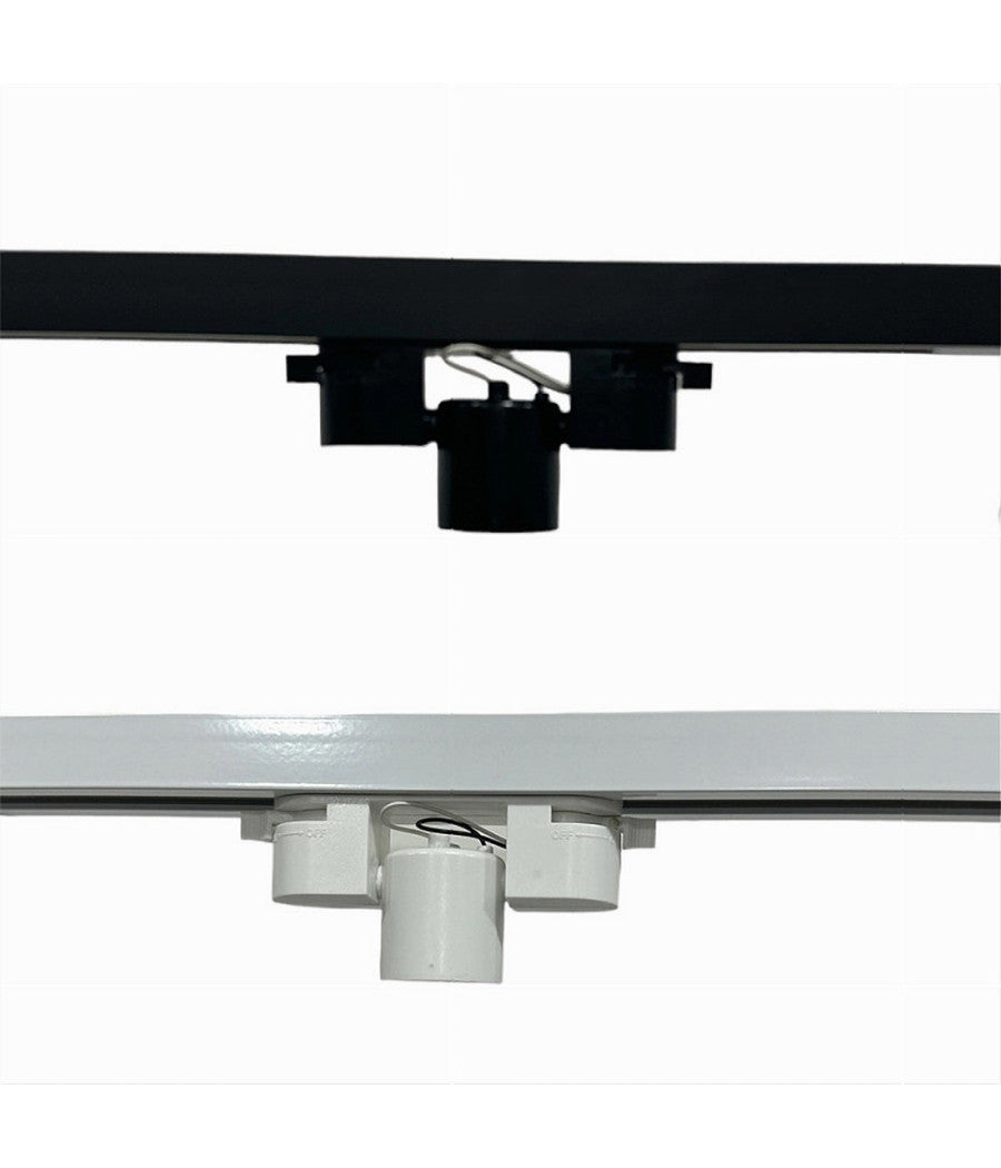 Portalampada Per Binario Monofase Connettore Lampadine E27 Adattatore Pista-e27         