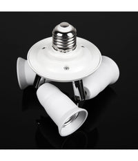 Portalampada Sdoppiatore E27 Adattatore Con 3 Ingressi Attacco Lampadina 3 In 1         