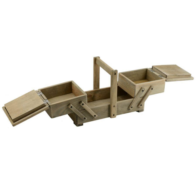 Portalavoro legno rosina 2 cassetti cm 33x16h22