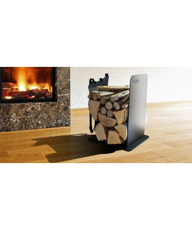 Portalegna Duna in acciaio - Made in Italy