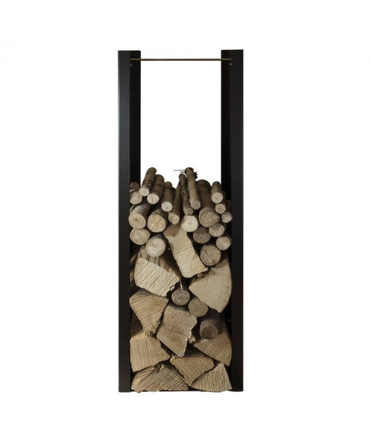 Portalegna Fooc in acciaio - Made in Italy